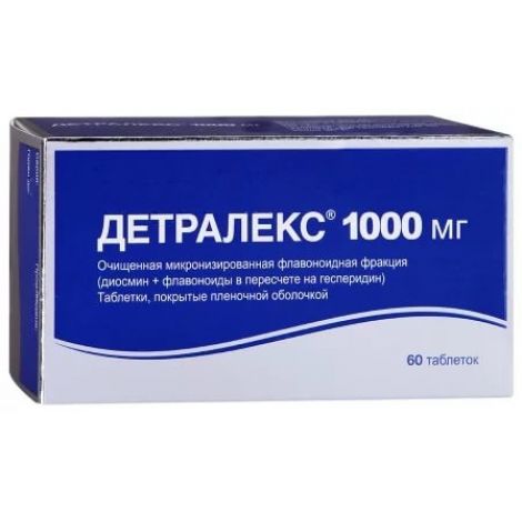 Аптека Ру Детралекс 1000 60 Таблеток