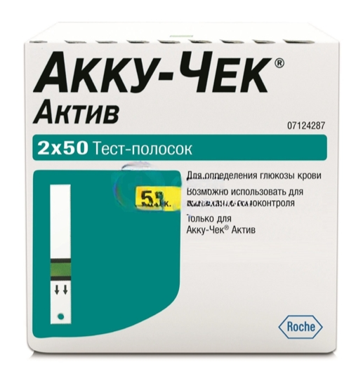 Accu-Chek Active тест-полоски №100
