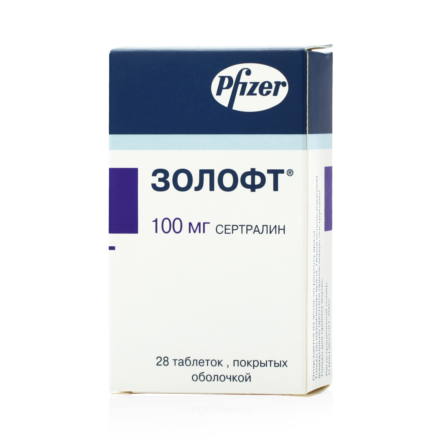 ЗОЛОФТ ТАБ 100МГ N28
