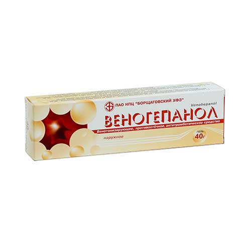 Веногепанол гель 40г