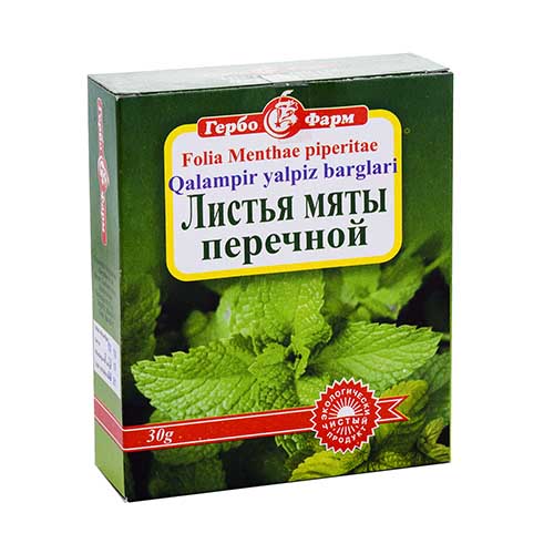 Мяты перечной листья 30г