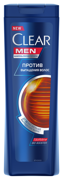Шампунь Clear муж. активспорт 2в1 200мл