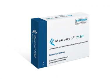 МЕНОПУР ЛИОФ ПОР Д/ИН 75МЕ ФСГ И 75МЕЛГ+Р-ЛЬ 1МЛ N5