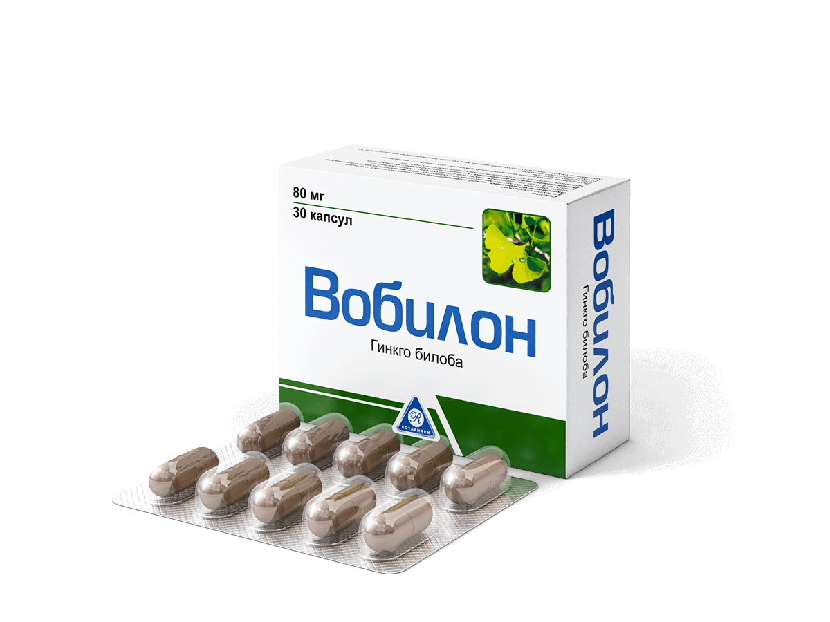 Вобилон капс. 80мг №30, цена – купить вобилон капс. 80мг №30 в Ташкенте |  GoPharm.uz