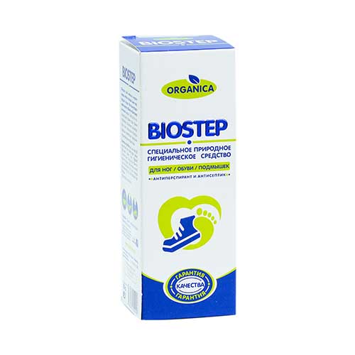 Biostep гигиенические средство для ног, обуви и подмышек 50г №1
