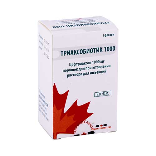 TRIAKSOBIOTIK, 1000 MG, FLAK. N