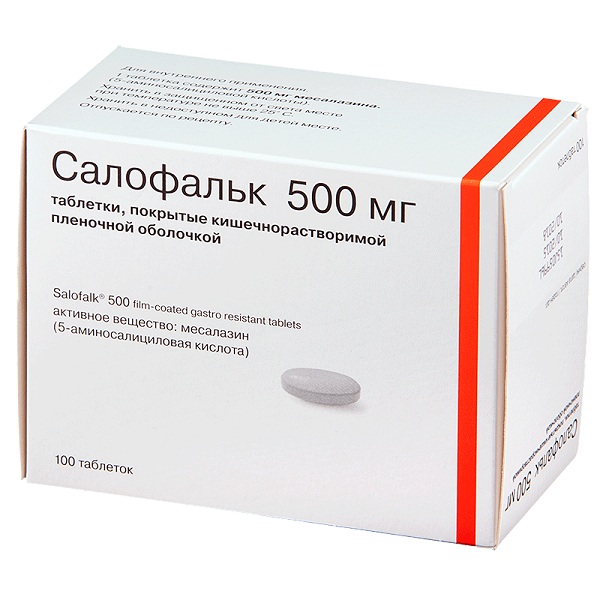 SALOFALK TAB 500MG N100
