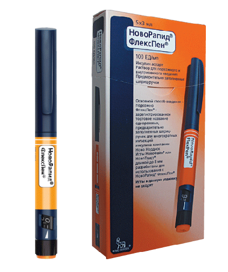 NOVORAPID FLЕKSPЕN, 100 YED/ML, 3 ML, SHPRITS-RUCHKI, N5