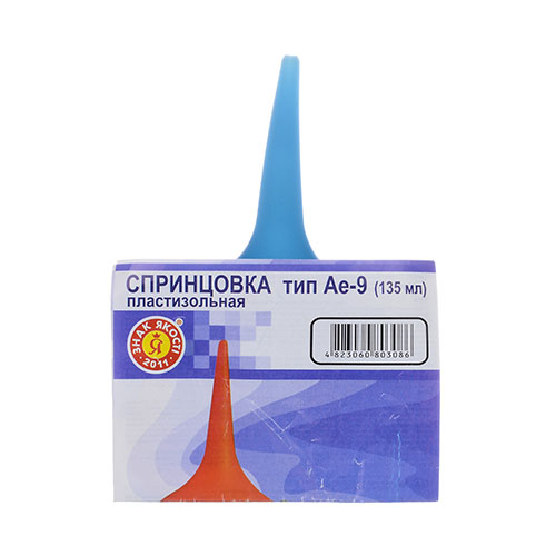 Спринцовка пластизольная тип Ае-9 /135мл