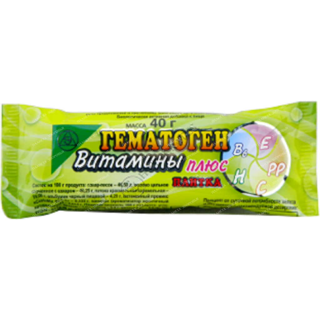 Гематоген шоколадный уп. 40г №1