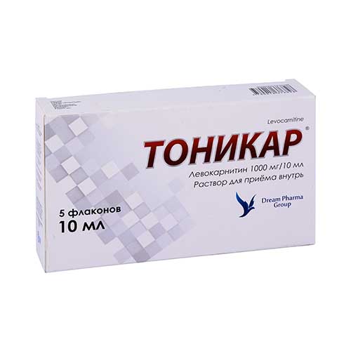 Tonikar r-r d/pit. 1000mg/10ml №5