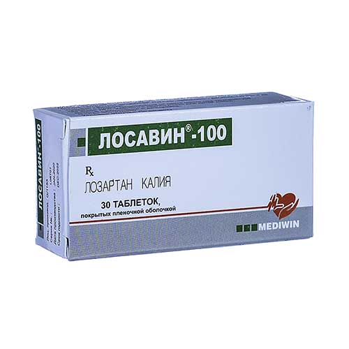 ЛОСАВИН-100 ТАБ 100МГ N30