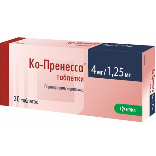 КО-ПРЕНЕССА ТАБ 4МГ/1,25МГ N30
