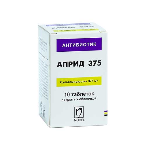 Априд таб. п/о 375мг №10