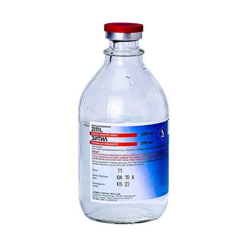 Zitil r-r d/inf. 6% 200ml