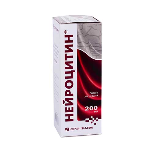 Нейроцитин р-р д/инф. 200 мл