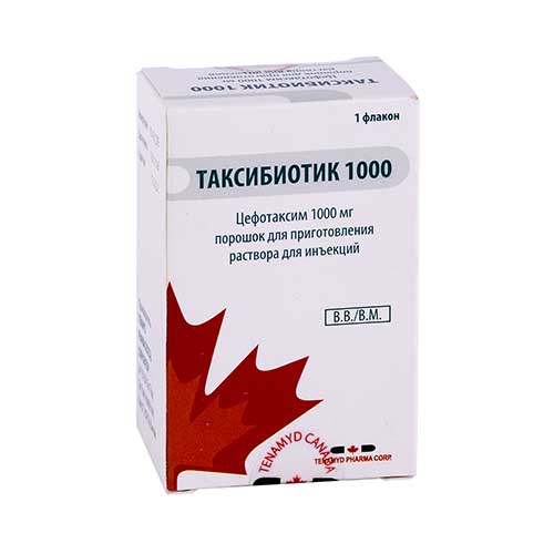 ТАКСИБИОТИК 1000 ПОР Д/ИН 1,0Г ФЛ N1