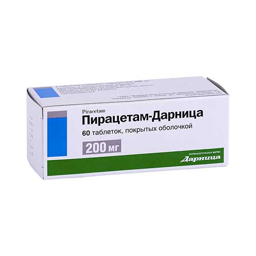 Piratsetam-Darnitsa tab. 200mg №60