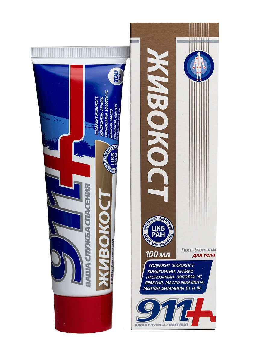 Jivokost gel-balzam d/sustav 100ml (911+)