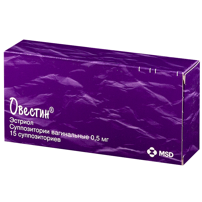 ОВЕСТИН СУПП ВАГИН 0,5МГ N15