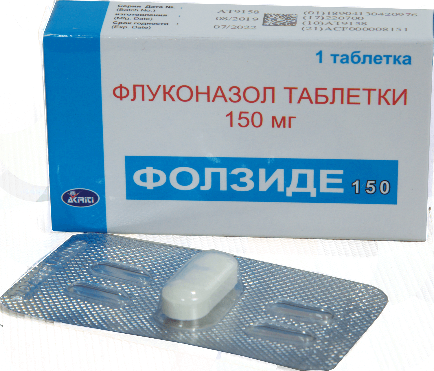 ФОЛЗИДЕ, 150 МГ, ТАБ. N1