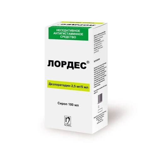 Lordes sirop 2,5mg/5ml 100ml