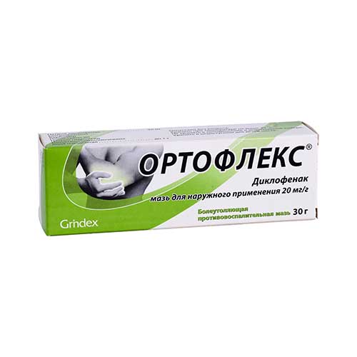 Ортофлекс мазь 20мг/г 30г