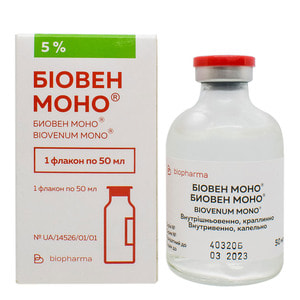 БИОВЕН МОНО, 5%, 25 МЛ, ФЛАК. N1