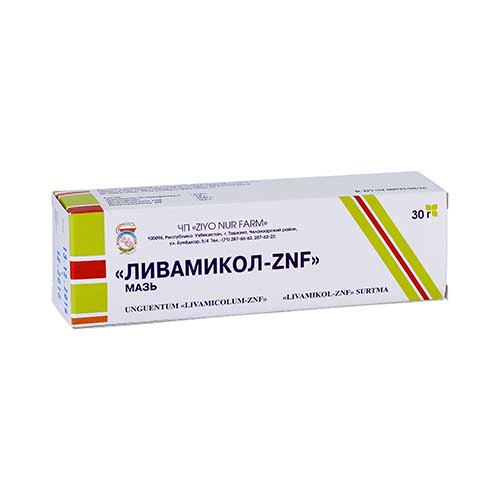 Ливамиколь-ZNF мазь 30г