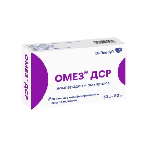 ОМЕЗ ДСР КАПС 20МГ/30МГ N30