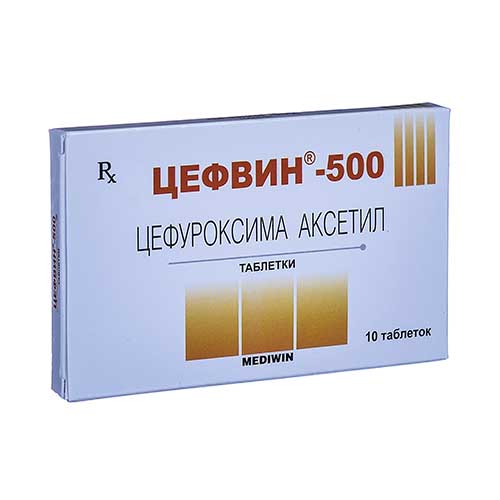 ЦЕФВИН ТАБ 500МГ N10