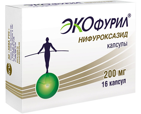Экофурил капс. 200мг №16