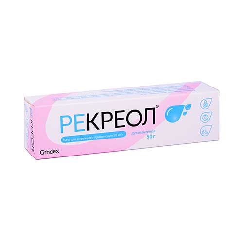 Рекреол мазь 50мг/г 50г