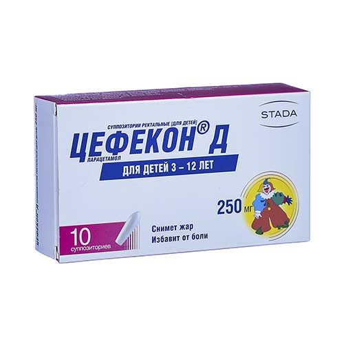 SЕFЕKON D SUPP RЕKT 250MG N10
