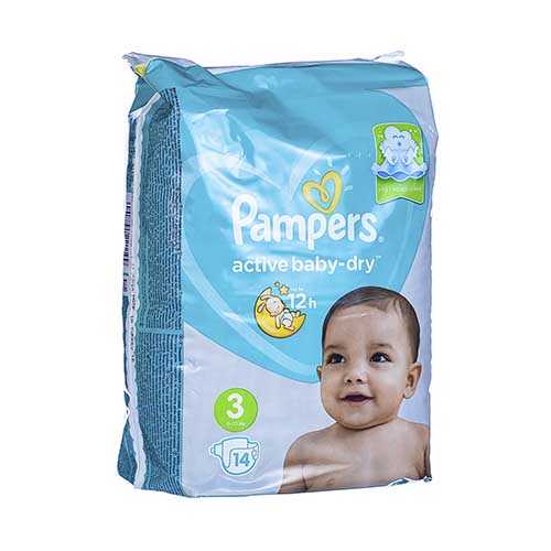 Подгузники Pampers Active Baby Dry 14 р.3