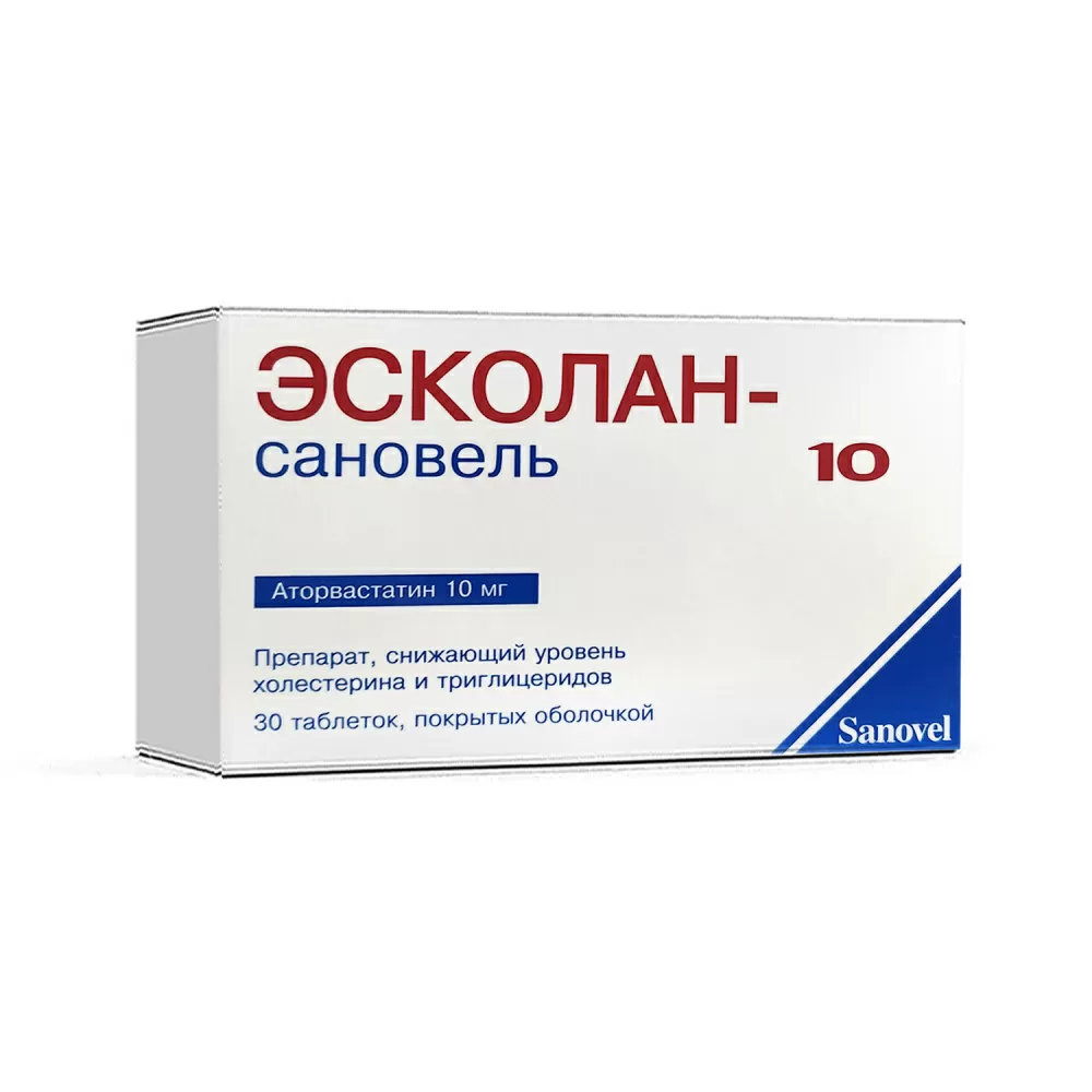 ЭСКОЛАН-САНОВЕЛЬ ТАБ 10МГ N30