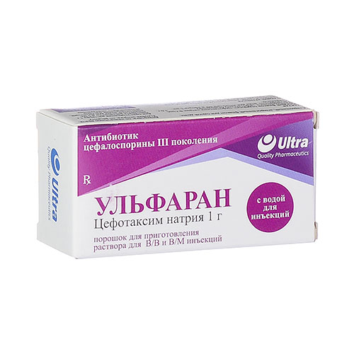 Ульфаран пор. д/ин. 1,0г фл №1