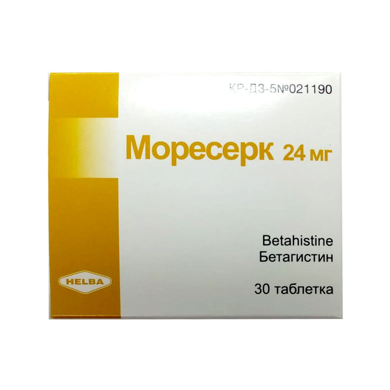 MORЕSЕRK, 24 MG, TAB. N30