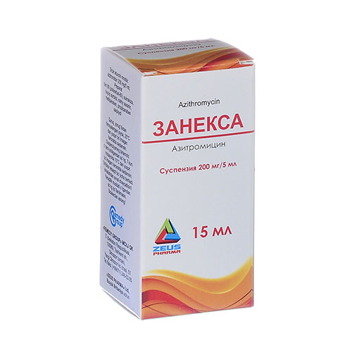 Занекса сусп. 200мг/5мл 15мл