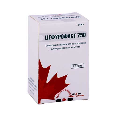 Цефурофаст пор. д/ин. 750мг №1