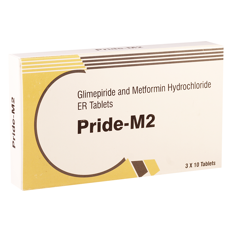 PRAYD M, 2 MG/500 MG, TAB. N30