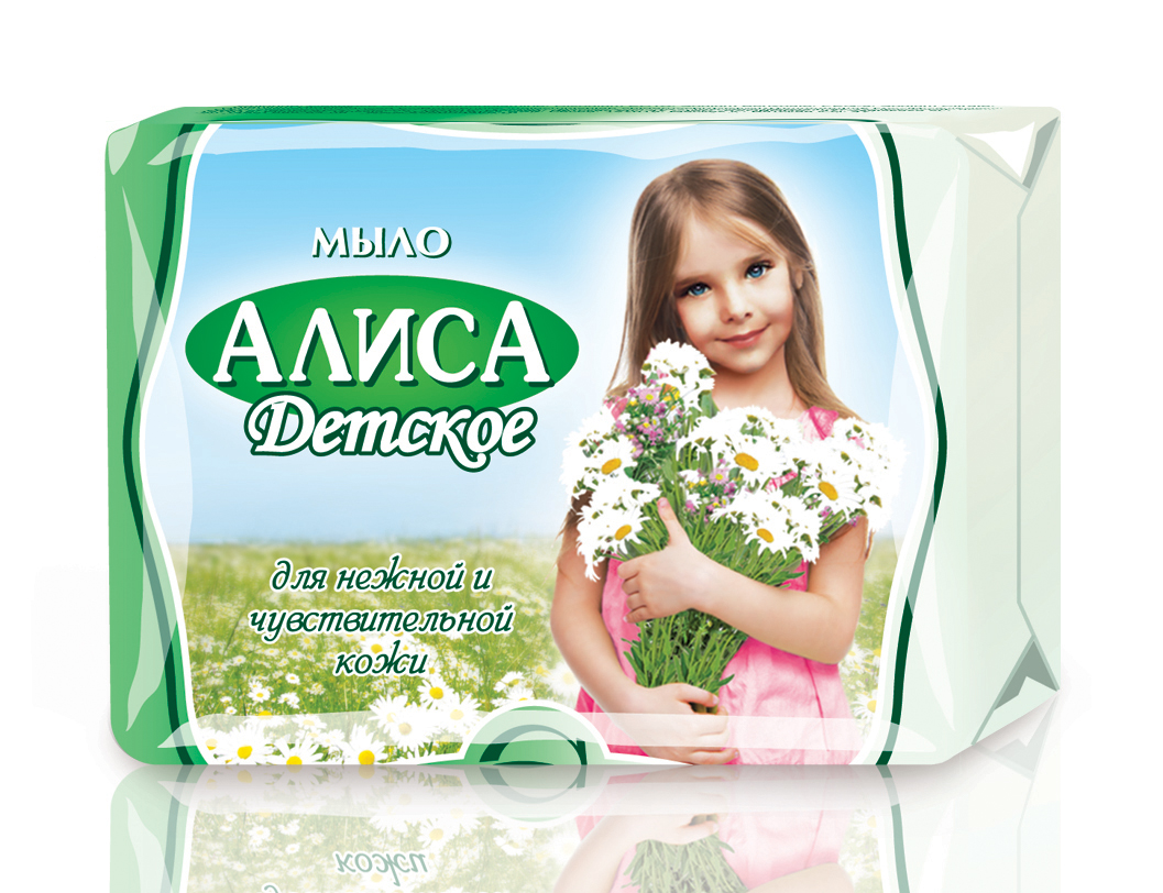 Мыло дет. "Алиса" с экстр. тысячилетника 150г