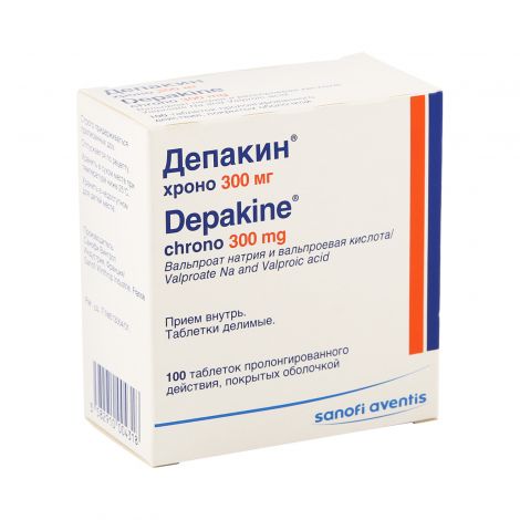 Депакин хроно таб. 300мг №100