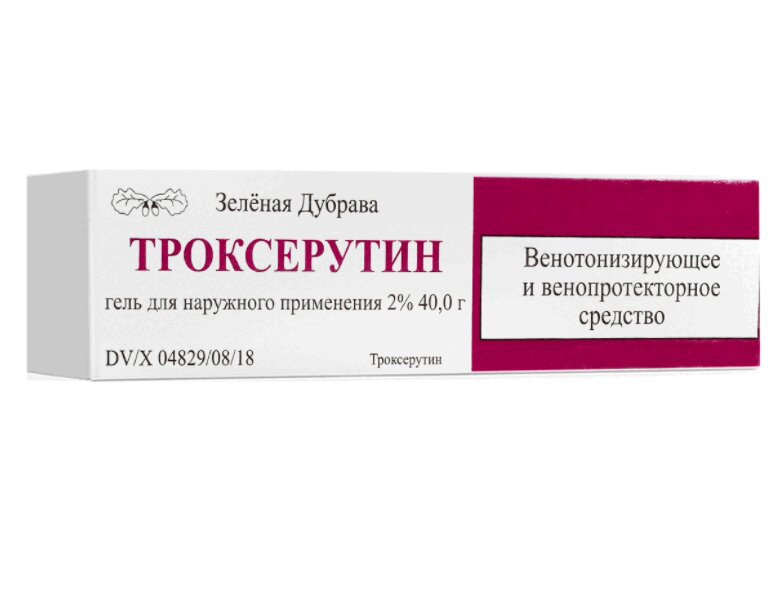 Троксерутин гель 2% 40г