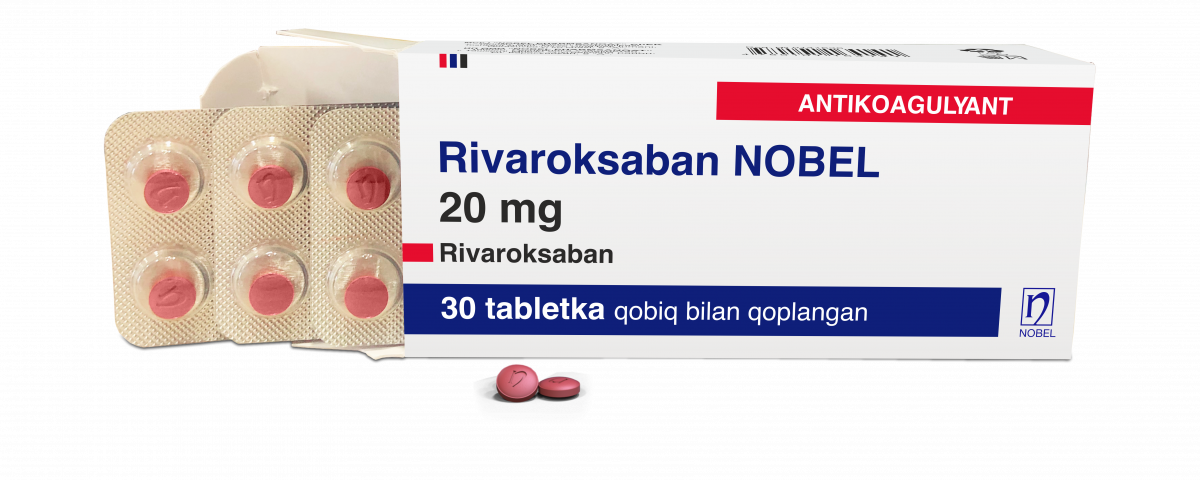 Ривароксабан Nobel 20мг таб. №30
