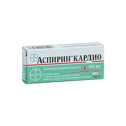 Аспирин кардио таб 100мг №20