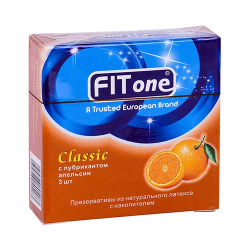 Презервативы натур. латекс FITONE апельсин №3