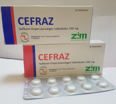 Sefraz (sefiksim) tab. 100mg №10