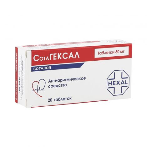 СОТАГЕКСАЛ ТАБ 80МГ N20