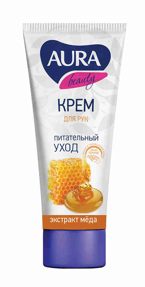 Krem "Aura Pitatelniy" s D-pantenol i ekstr. meda 75ml